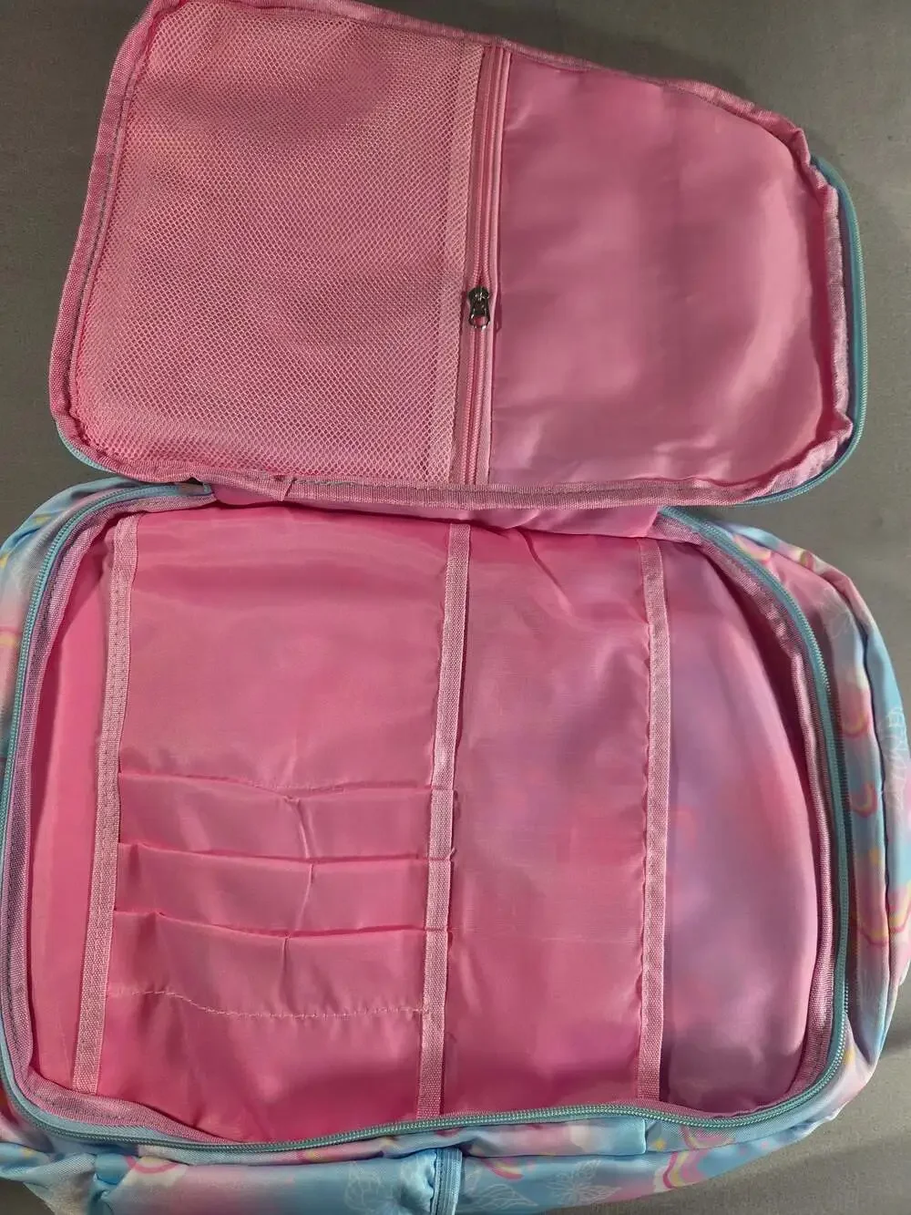 Kawaii Rainbow and Butterfly 3-Piece School Backpack Set